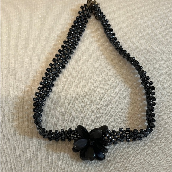 Jewelry - Elegant Black Beaded Necklace